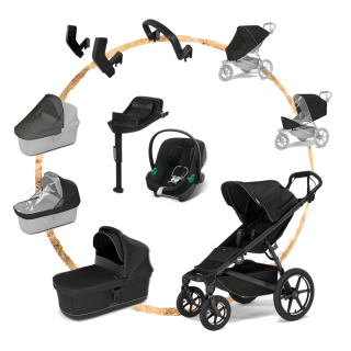 Thule Urban Glide 4-wheel Set Max s autosedačkou