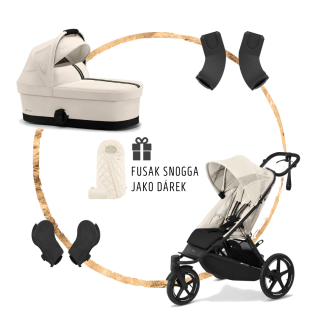 Set Cybex Avi Spin + hluboká korba S + adaptéry na korbu + adaptéry na autosedačku