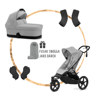 Set Cybex Avi Spin + hluboká korba S + adaptéry na korbu + adaptéry na autosedačku