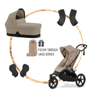 Set Cybex Avi Spin + hluboká korba S + adaptéry na korbu + adaptéry na autosedačku