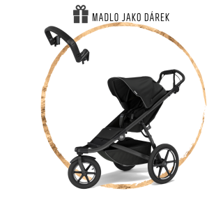 Sportovní kočárek Thule Urban Glide 3 Black + madlo jako DÁREK